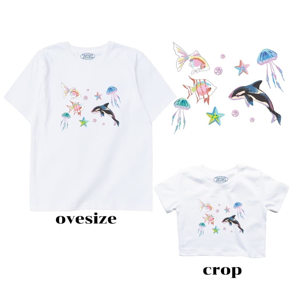 resign studio - crop&oversize ลาย Under the sea V2 รูปที่ 2