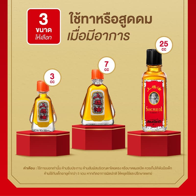Siangpure Oil Formula I ยาหม่องน้ำเซียงเพียว สูตร 1 ขนาด 25 ซีซี จำนวน 12 ชิ้น รูปที่ 5