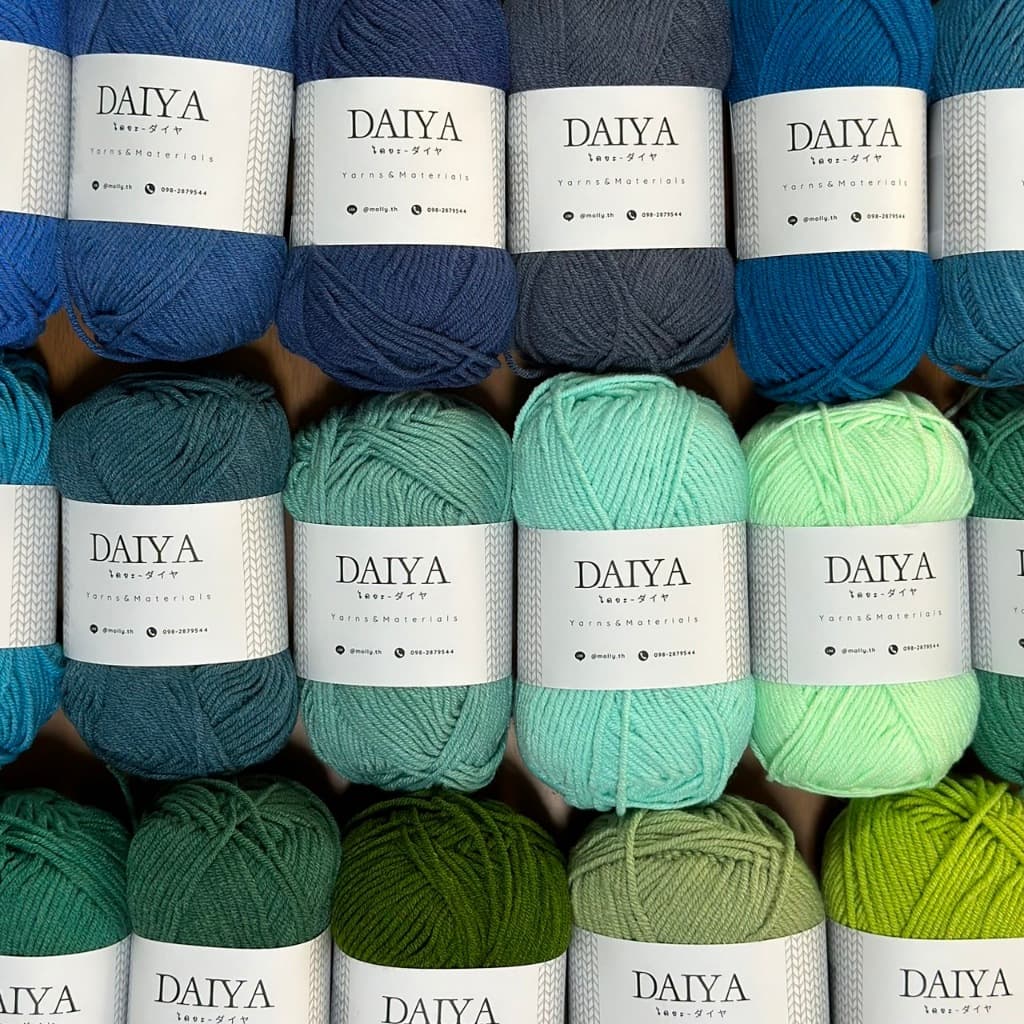 ไหมพรม4ply ไหมพรมคอตตอน4ply Milk Cotton yarn ไหมพรมเนื้อนุ่ม รูปที่ 4