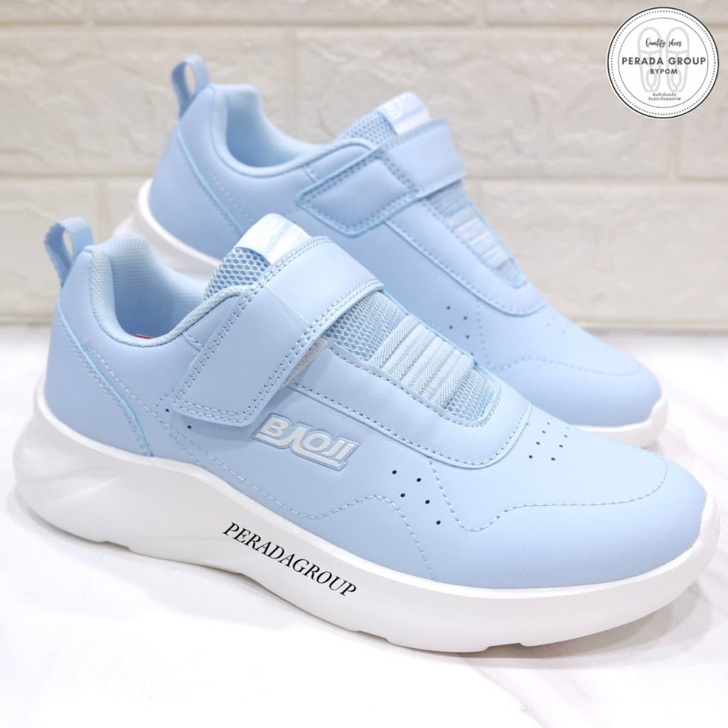 ออกบิลเบิก รร. ได้ค่ะ Baoji แท้% ใหม่ล่าสุด หนังนิ่มลุยน้ำได้ แบบเทป พื้นสูง 3.8 เซน รุ่น BJW1097 ไซส์ 37-41 รูปที่ 5