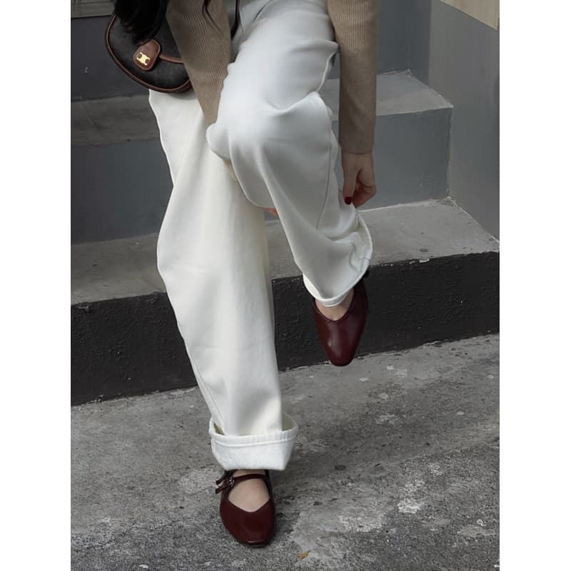 Roomry.n - Wool jeans กางเกงยีนส์กระบอก กางเกงบุขน รูปที่ 5