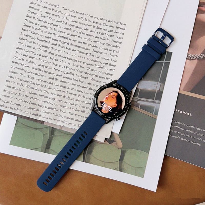 สายนาฬิกา Amazfit Huami Amazfit GTR 47 มม./GTR2/2e/3/3Pro 20 มม. สายรัดซิลิโคน 22 มม. Samsung Galaxy Watch Active/2 20 ม รูปที่ 4