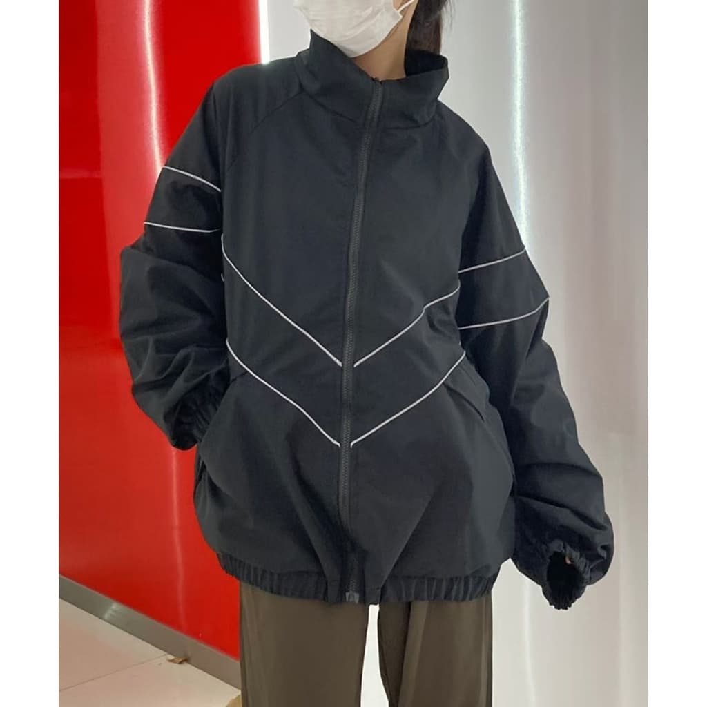 MCTE เสื้อแจ็กเก็ต กันลม แฟชั่นฤดูใบไม้ร่วง สำหรับผู้ชาย และผู้หญิง R6637 รูปที่ 4