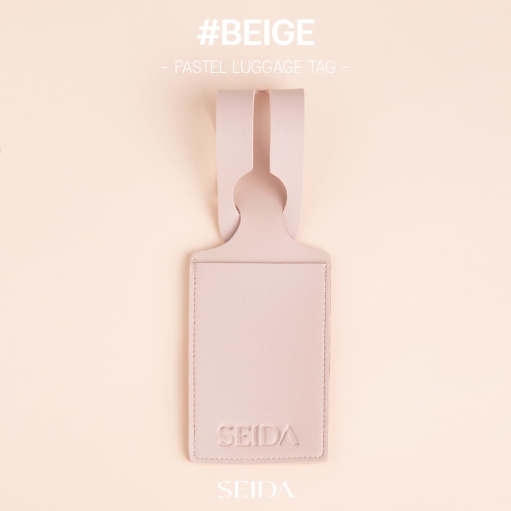 เซดะ แท็กติดกระเป๋า l PASTEL LUGGAGE TAG l สายคล้อง พวงกุญแจป้ายชื่อ รูปที่ 6