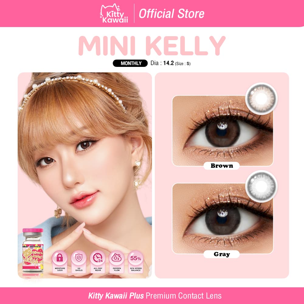 Kitty Kawaii Contact Lens : Mini Kelly - คอนแทคเลนส์รายเดือนคิตตี้ คาวาอิ พัส รูปที่ 1