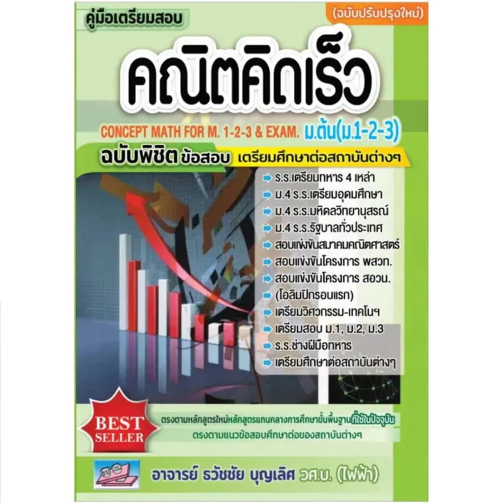 คู่มือเตรียมสอบคณิตคิดเร็ว ม.ต้น | ลุยโจทย์คณิตศาสตร์ | คณิตคิดเร็ว ม.ต้น รูปที่ 3