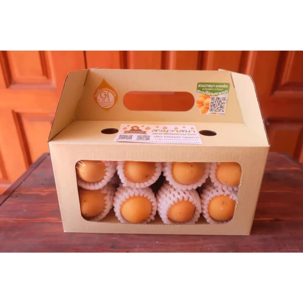 กล่องเทคโฮม กล่องใส่ผลไม้ กล่องใส่ไข่ ใสของขวัญ Take Home Box 10 ใบ/แพค รูปที่ 9