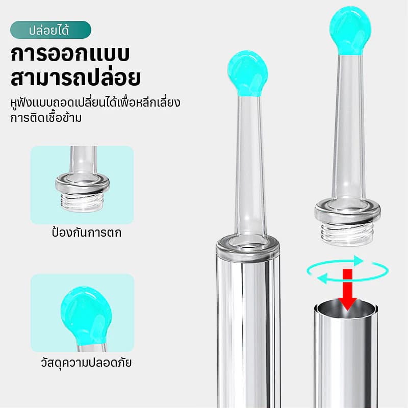 กล้องเล็กมองเห็นชัด! ปลอดภัยสำหรับเด็ก แถมหัวเปลี่ยน 4 อัน รูปที่ 6