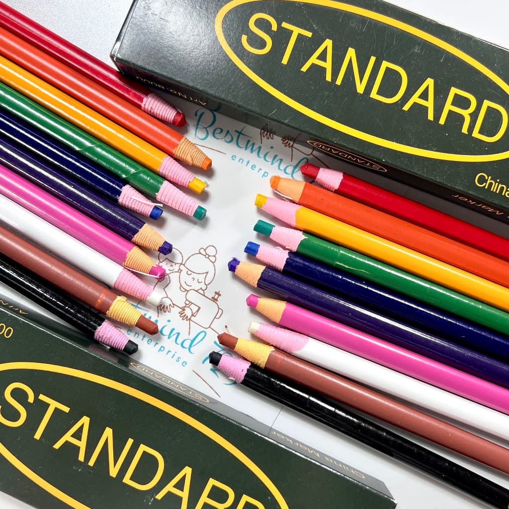 ดินสอ ขีดผ้า เขียนผ้า standard กล่องดำ รูปที่ 1