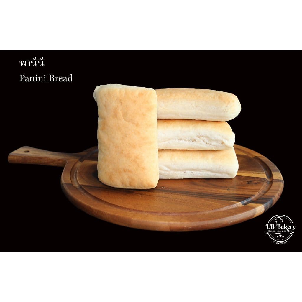 Panini พานีนี bread for sandwiched 4pcs size 20cm.×8cm.×4cm. #20 รูปที่ 1