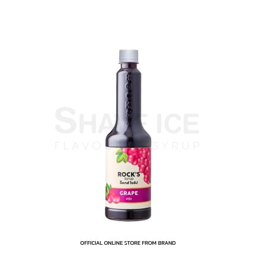 Rock’s Syrup องุ่น 650ml | น้ำหวานเข้มข้นผสมเนื้อผลไม้ รูปที่ 2