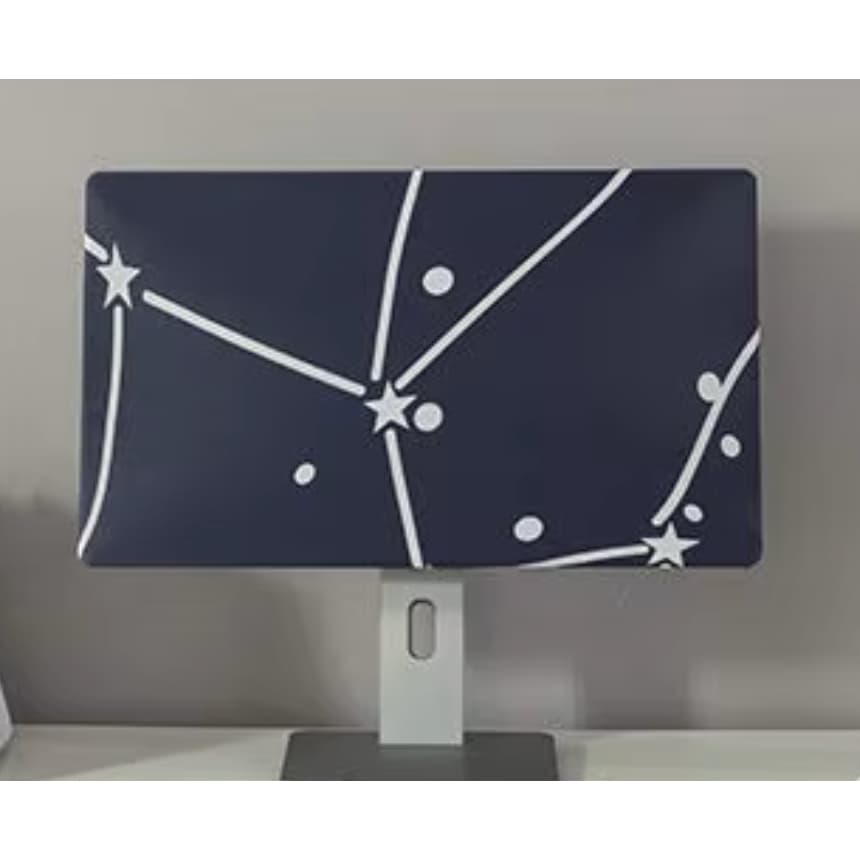 ผ้าคลุมจอคอม 24 27 นิ้ว ผ้าคลุมหน้าจอคอมพิวเตอร์ ที่คุมครอบ computer monitor cover รูปที่ 8