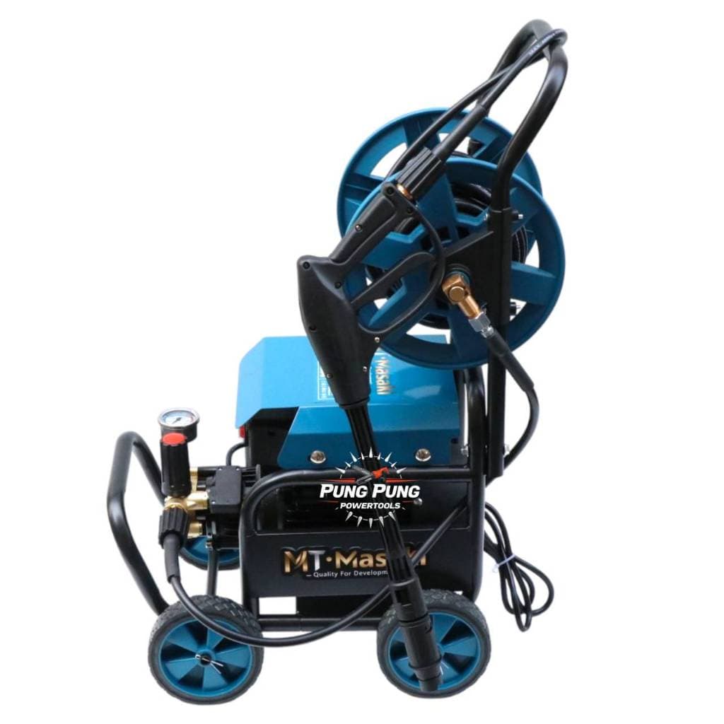 MASAKI เครื่องฉีดน้ำแรงดันสูงล้อลาก รุ่น MT2300 เครื่องฉีดน้ำ 480 บาร์ 4 แรงม้า 4000 วัตต์ รุ่นใหม่! มีโรลม้วนสายในตัว ป รูปที่ 2