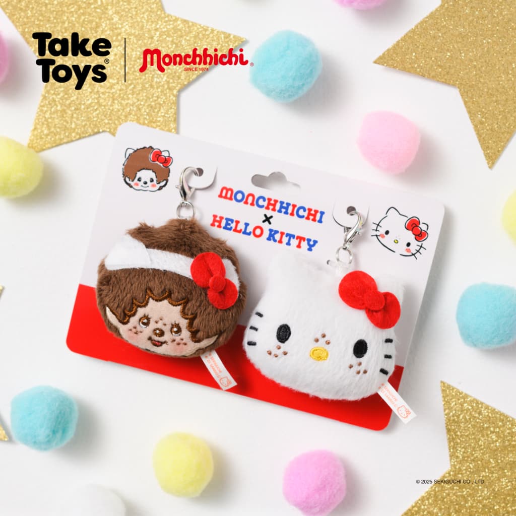 Hello Kitty X Monchhichi - ตุ๊กตามอนชิชิ รูปที่ 3
