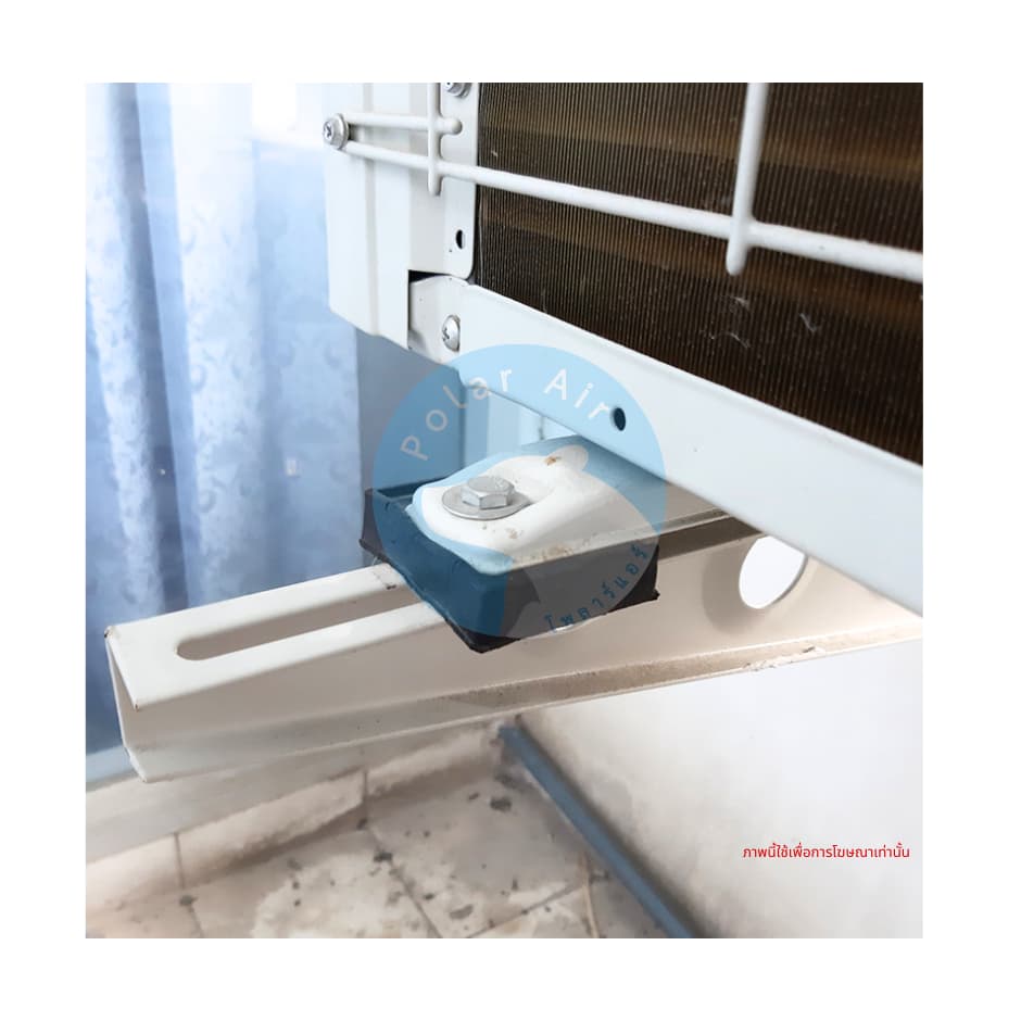 ยางกันสะเทือน ยางแบน สำหรับแอร์ขนาด 9,000-36,000BTU ช่วยลดและป้องกันการสั่นสะเทือน รูปที่ 3