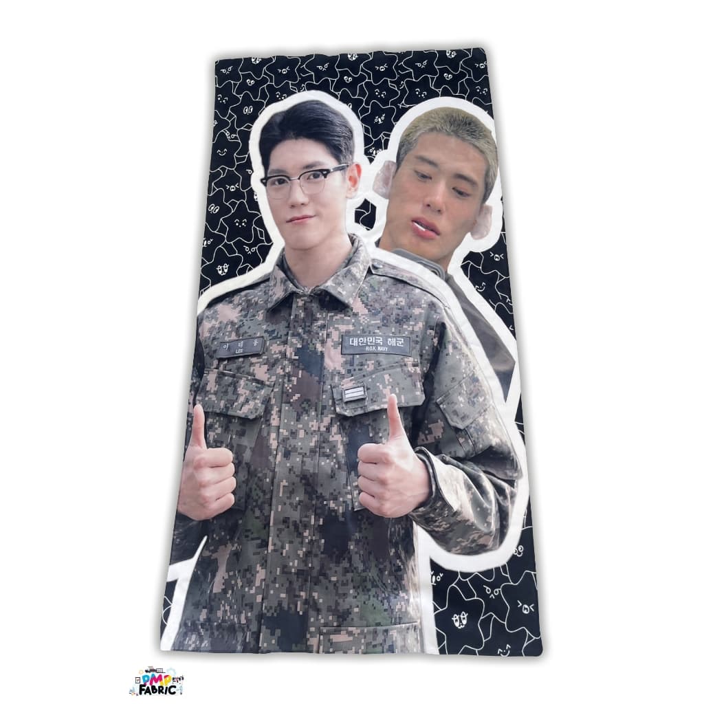 ผ้าเช็ดตัวสกรีนลาย ผ้าเช็ดผมสกรีนลาย รูปที่ 5