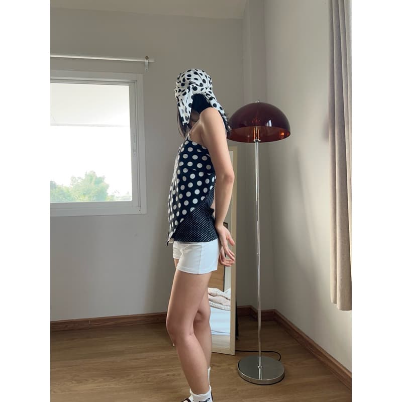 Scarf Polka Dot | ผ้าเช็ดหน้า ผ้าโพกหัวลายจุด รูปที่ 4