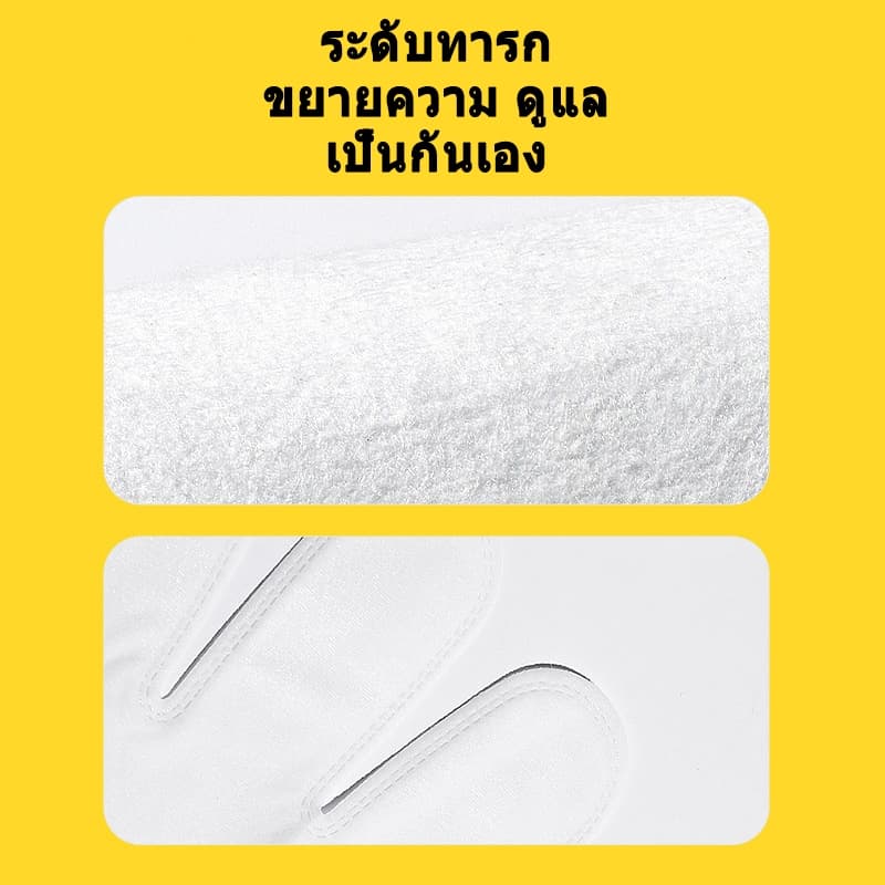 Pet Assistant ถุงมือสัตว์เลี้ยงแบบใช้แล้วทิ้ง ถุงมือสปา ถุงมืออาบน้ำแมว สุนัข ไม่ระคายเคืองผิว 6pcs รูปที่ 3