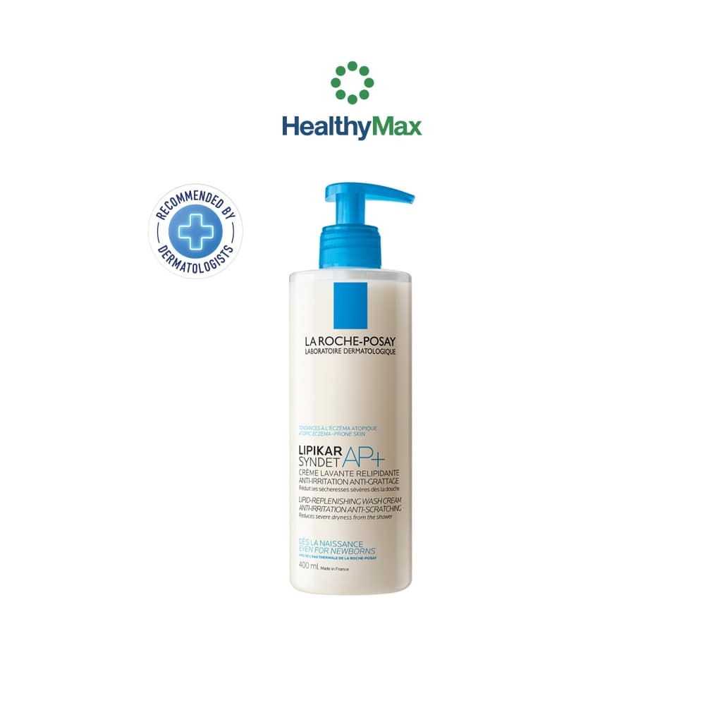 La Roche-Posay LIPIKAR SYNDET AP+ 400ml. ครีมอาบน้ำ สำหรับผิวแห้งมาก และผิวระคายเคือง รูปที่ 3