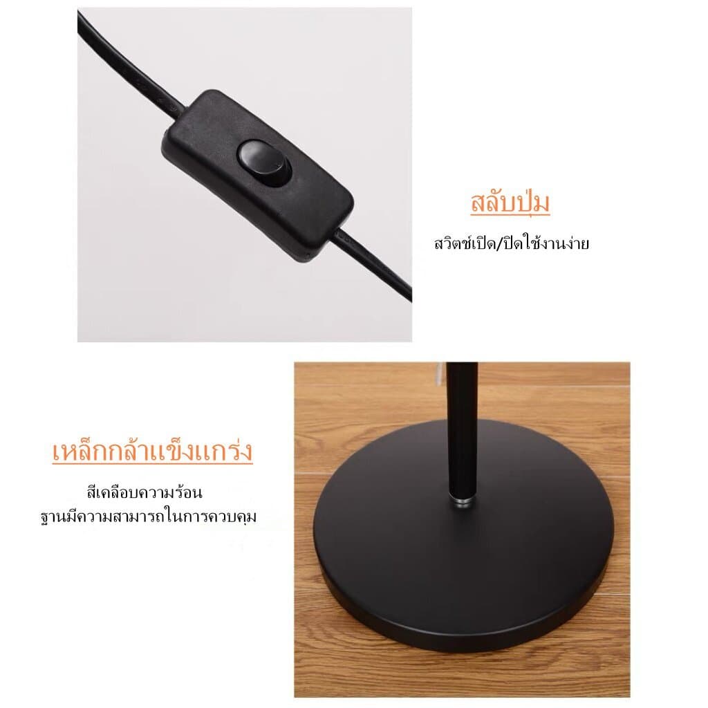 แขนยาวเหล็กอเมริกันศิลปะชั้นปรับโคมไฟห้องนั่งเล่นห้องนอนบุคลิกธรรมดาโต๊ะกาแฟโซฟาตก แต่งข้างตก แต่ง รูปที่ 7