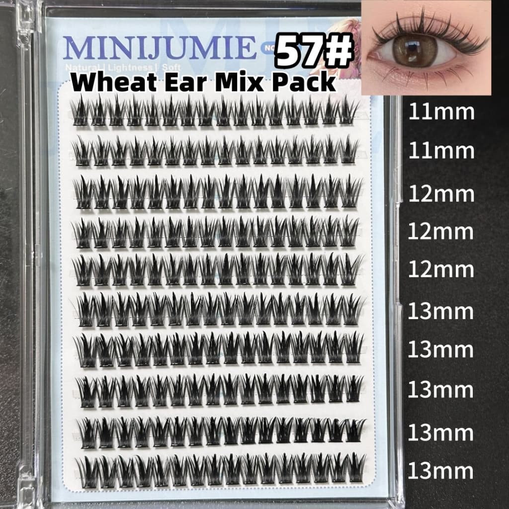 minijumieทุ่งบริสุทธิ์ขนตาปลอมไร้กาวความจุขนาดใหญ่ 5D ขนตาปลอมแบบมีกาวในตัว ขนตาธรรมชาติแบบใช้ซ้ำได้ รูปที่ 6