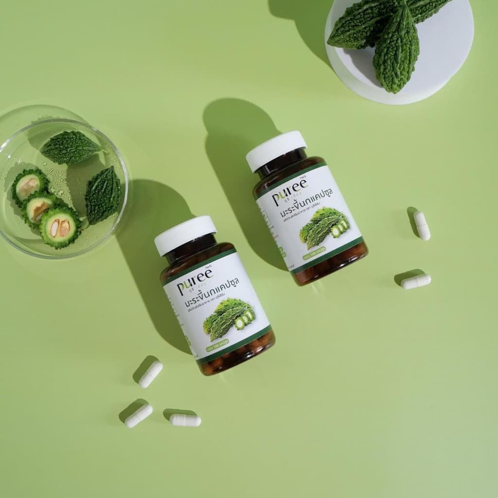 Puree Herb ภูรีเฮิร์บ มะระขี้นก มะระขี้นกภูรีเฮิร์บ บรรจุ 100 แคปซูล รูปที่ 4