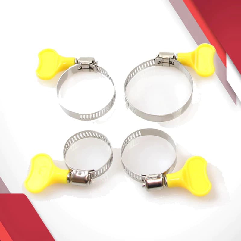 จัดส่งที่รวดเร็วเข็มขัดรัดท่อ เหล็กรัดสแตนเลส 304 เหล็กรัดสายยาง แคล้มรัดท่อ Hose Clip กิ๊ปรัดท่อ เข็มขัดรัดสายยาง รูปที่ 5