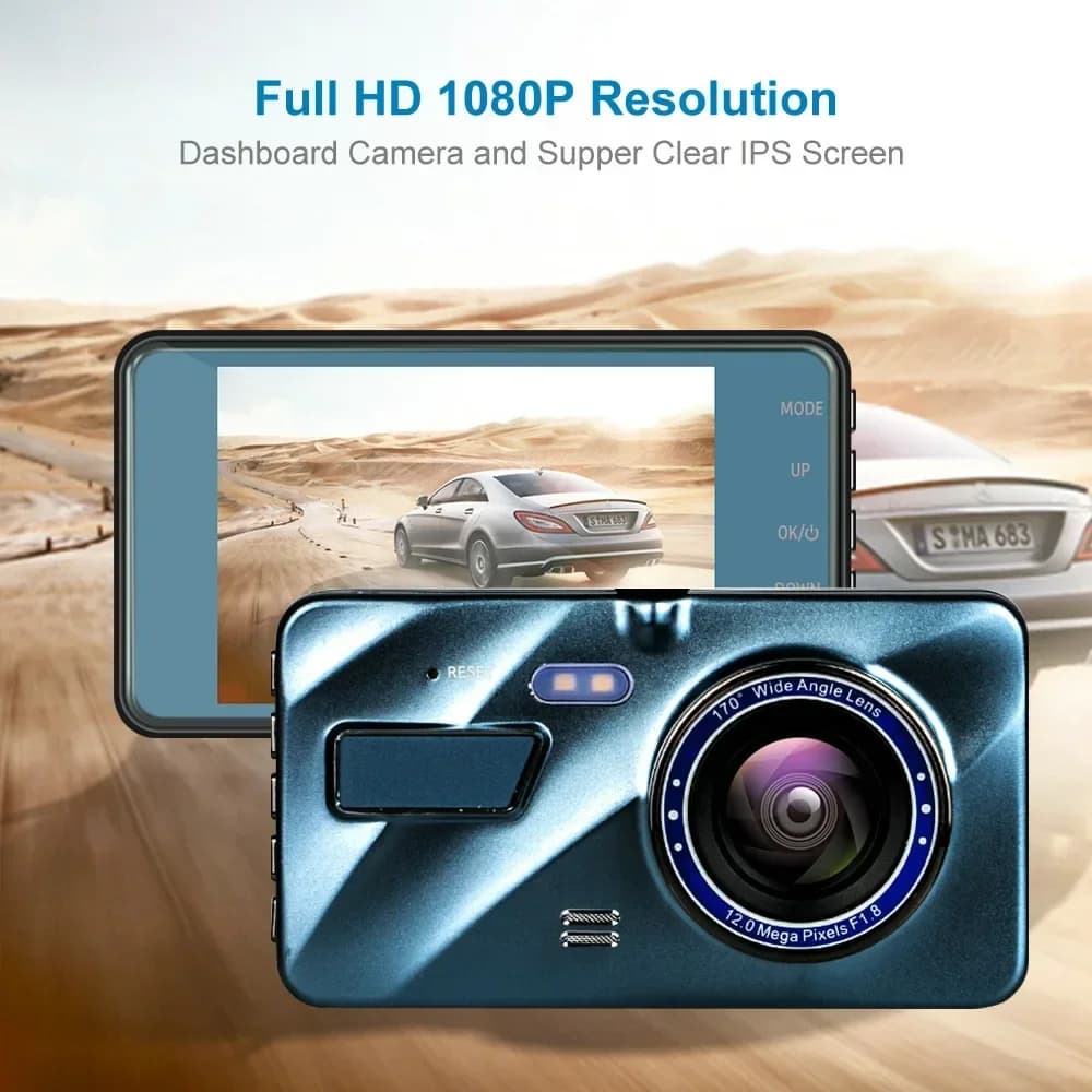 MOVATEK กล้องติดรถยนต์ WiFi Dash CAM 1080p ดูผ่าน App มุมกว้าง 160องศา กล้องันทึกวิดีโอ DVR dashcam รูปที่ 9
