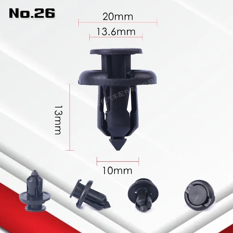 A04 กิ๊บยึดกันชน ยึดกระจังหน้า Dmax ปี05-ปัจจุบัน/All new Dmax ยึดซุ้มล้อ กิ๊บพลาสติก พุกพลาสติก รูปที่ 2