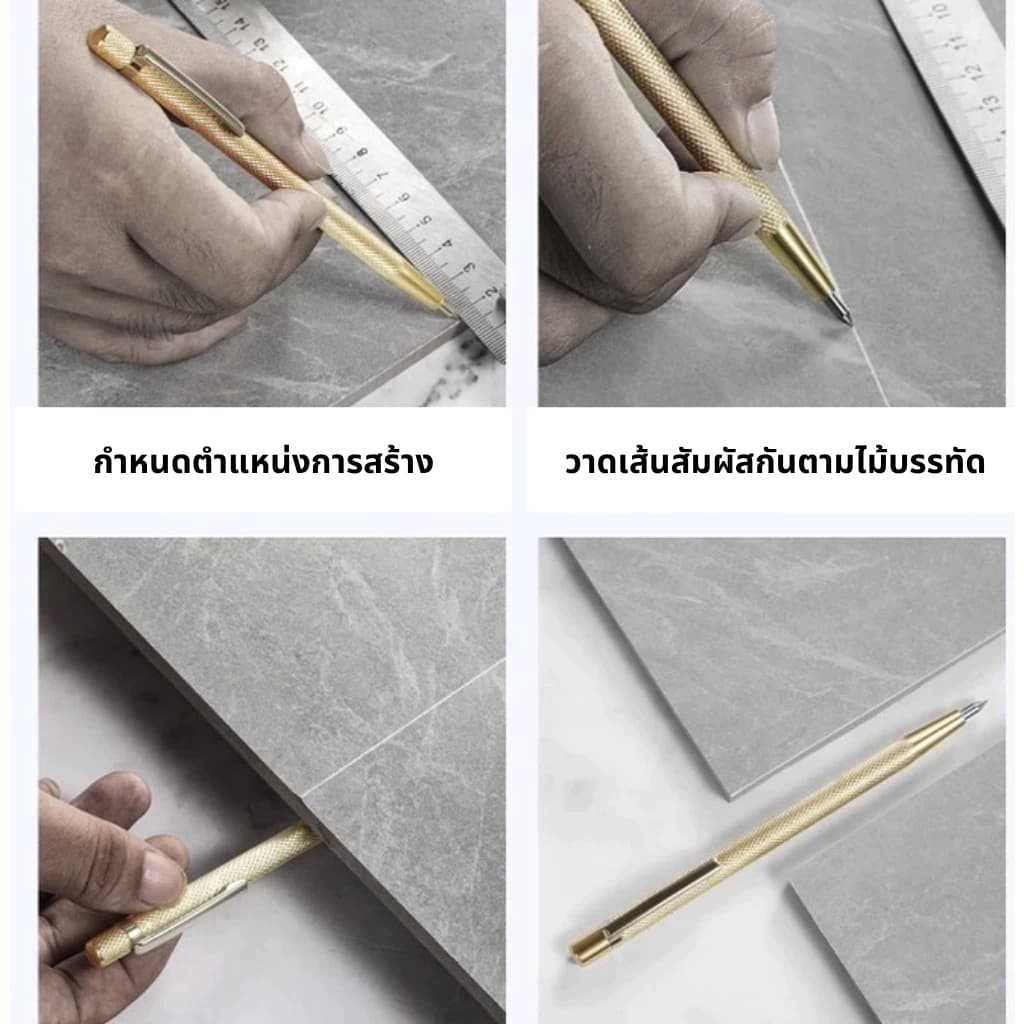 จัดส่งที่รวดเร็วปากกาขีดเหล็ก ปากกามาร์กเกอร์ สําหรับมาร์กเกอร์ หินเซรามิค กระจก โลหะ รูปที่ 2