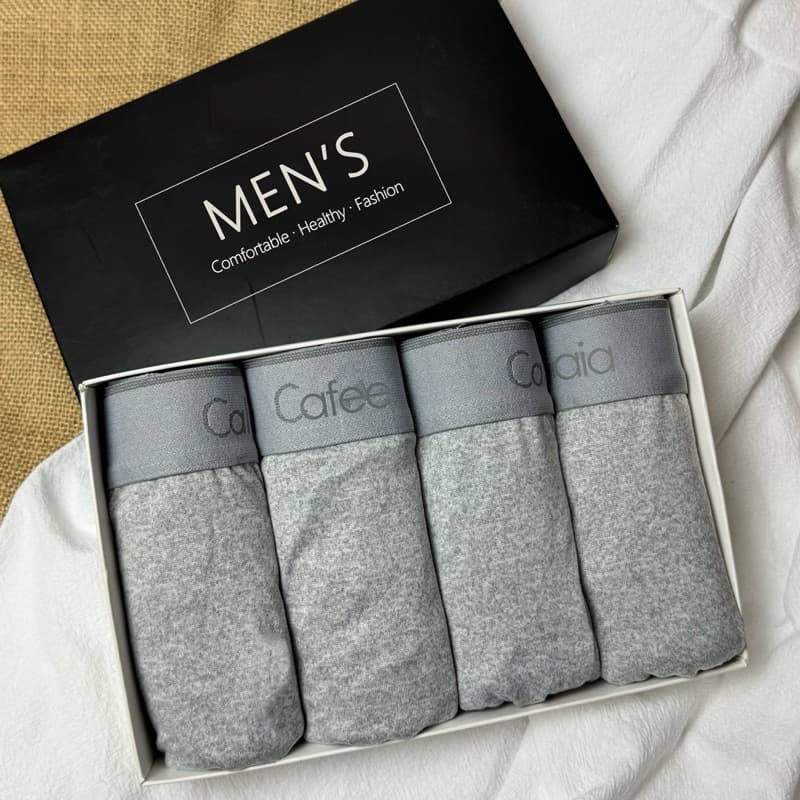 GXG กางเกงในท่านชายเซ็ตสุดคุ้ม 1 กล่อง 4 ตัว 4 สี คุ้มๆผ้านุ่มใส่สบายระบายอากาศได้ดี​ มีของ ในไทย รูปที่ 3