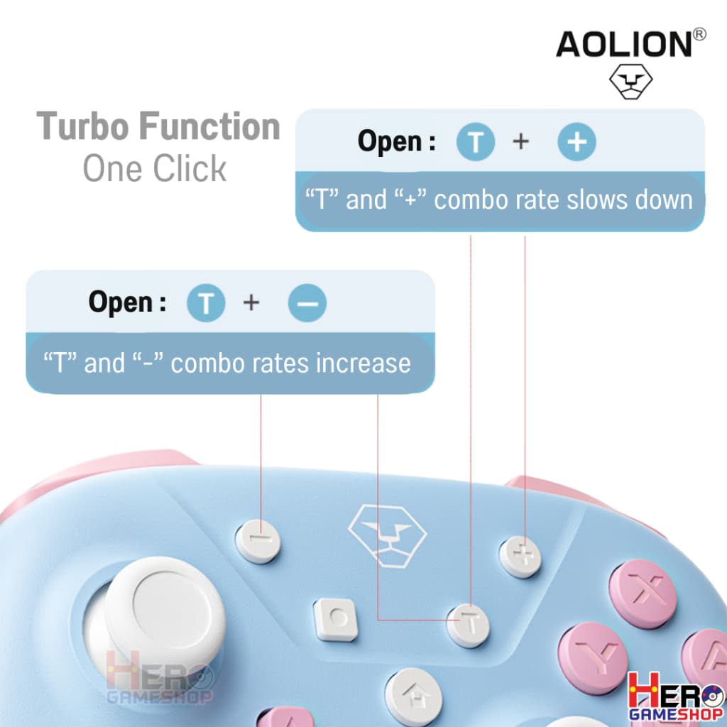 AOLION ROCOCOJoy pro รุ่นใหม่ ในไทย! Gyro, Hall Effect รองรับ Switch / PC / Mobile by Hero Gameshop รูปที่ 3