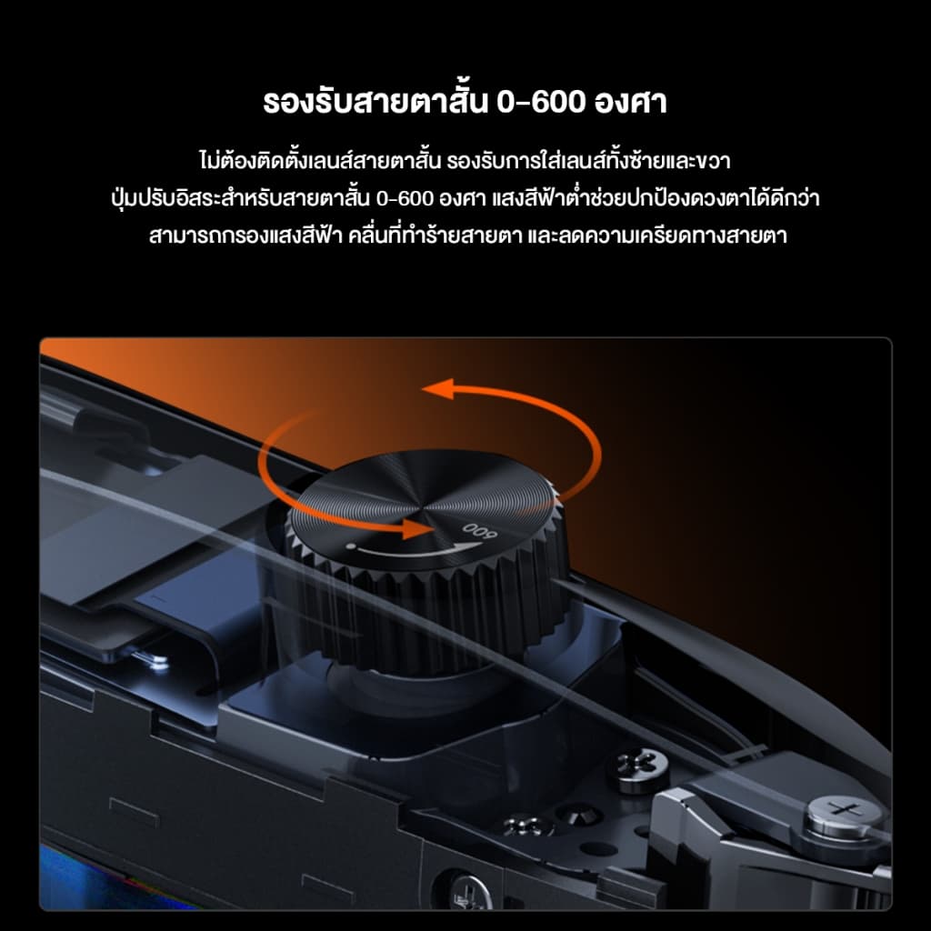 Meizu StarV View AR Glasses แว่นตาอัจฉริยะ จอเสมือน 188 นิ้ว 120Hz 3D จอคมชัด รองรับสายตาสั้น 600° ประกันศูนย์ รูปที่ 4