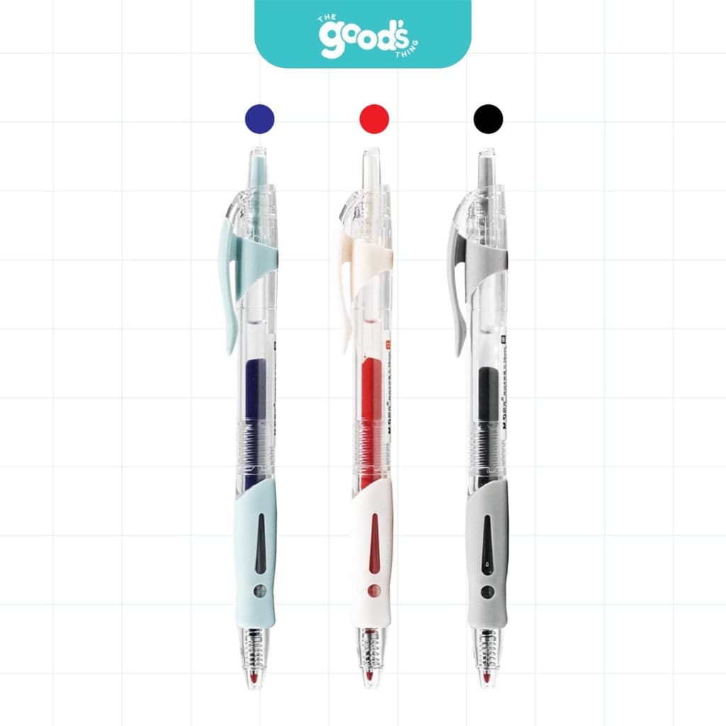 ปากกาเจลกด M&G รุ่น AGP02310 ปากกา เอ็มแอนด์จี เปลี่ยนไส้ได้ หัว 0.38 มม. หมึกน้ำเงิน/ดำ/แดง รูปที่ 5