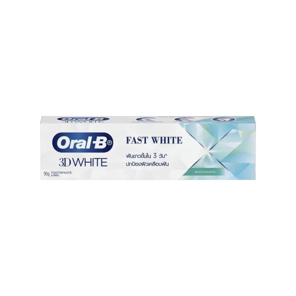 Oral-B ออรัล-บี ยาสีฟัน ทรีดีไวท์ ฟาสไวท์ คูลลิ่งมิ้นท์ 90ก. รูปที่ 2