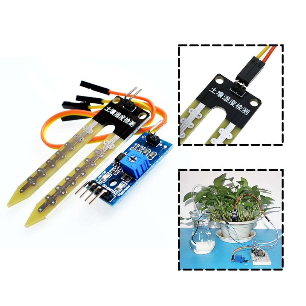 ของมาใหม่！Soil Moisture Sensor Module เซนเซอร์วัดความชื้นในดิน เครื่องวัดค่าดิน Arduino รูปที่ 5