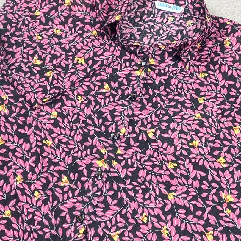 021 - 034 เสื้อแม่บ้าน เสื้อเชิ้ตหญิง เสื้อคนแก่ 40 42 44 46 48 50 52 ผ้าใส่สบาย100% ไม่หด รีดไม่อยาก เบาสบาย รูปที่ 5