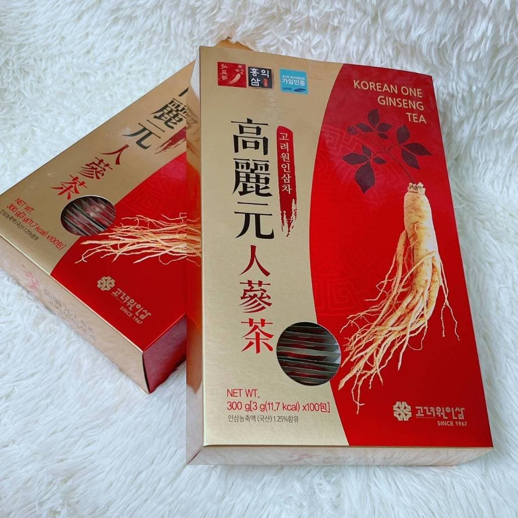 ชาโสมเกาหลี KOREAN ONE GINSENG TEA 1กล่องบรรจุ 100ซอง Exp.2029/01/19 รูปที่ 9