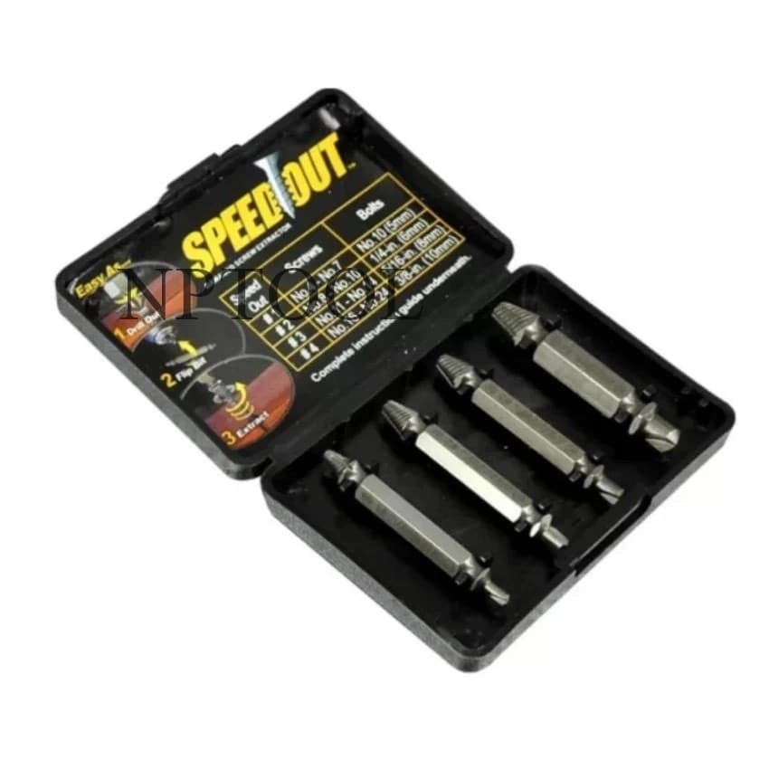 NP-290 Tools Pro SPEED OUT ชุดเครื่องมือถอนหัวน็อต / สกรู / ตะปู รูปที่ 1