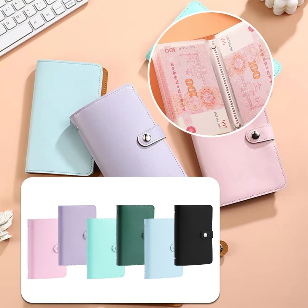 สมุดออมเงิน ใส่ได้ 100 แผ่น สมุดโน๊ตสมุดบัญชี ท้าทายออมเงิน Savings Book สมุดบันทึกการออม ใส่ 1000บาทได้ 12 สี รูปที่ 7
