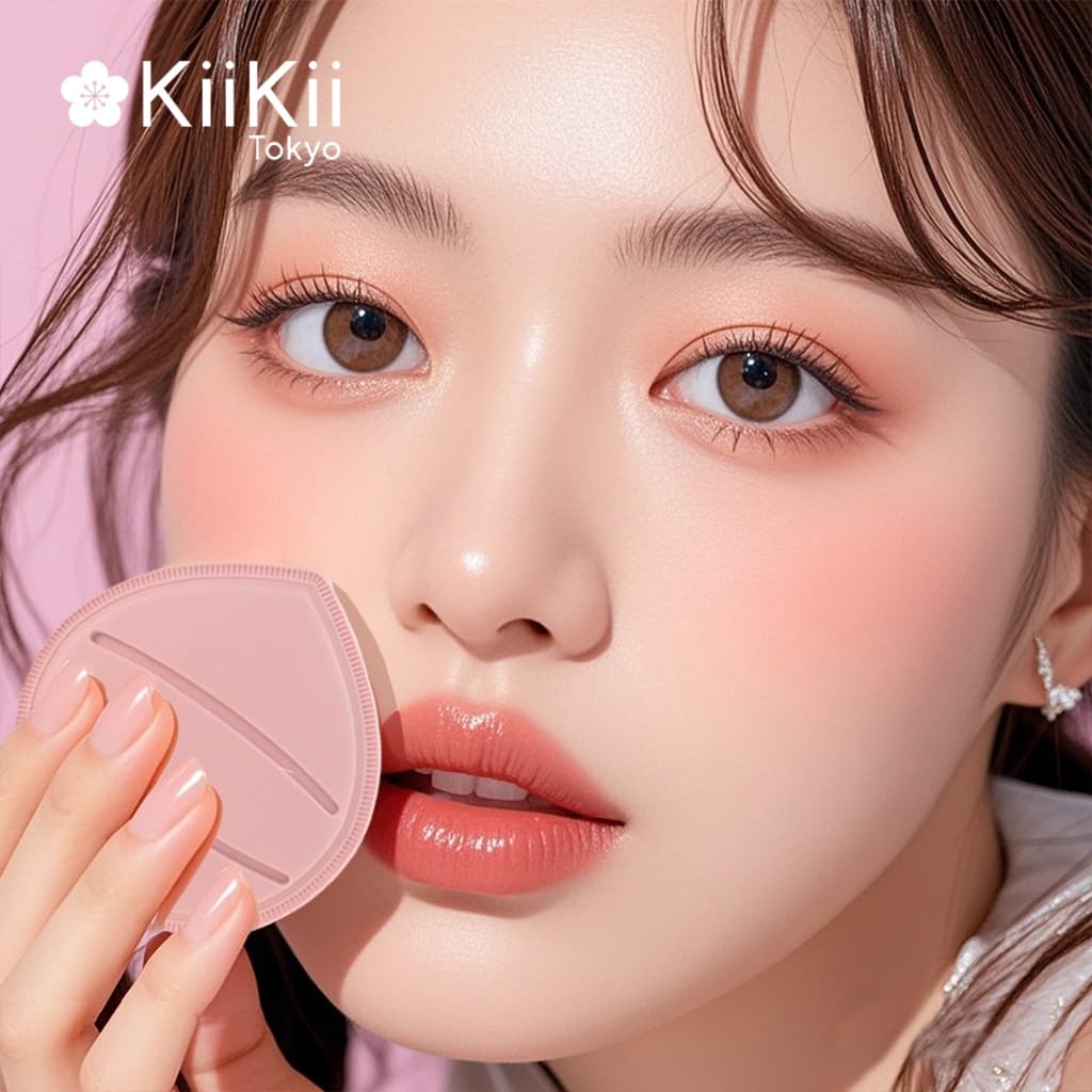 KiiKii พัฟแต่งหน้า พัฟคุชชั่น ขนาดใหญ่ ถนอมผิว ไม่กินรองพื้น รูปที่ 5