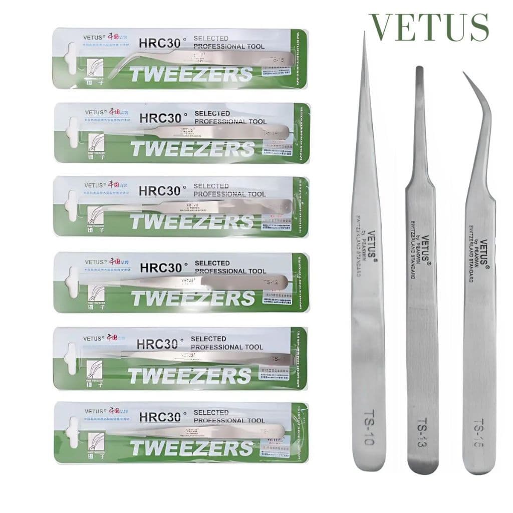 แหนบสแตนเลส ต่อขนตา งานช่าง VETUS TS-10,TS-11,TS-12,TS-13,TS-14,TS-15 คุณภาพสูง รูปที่ 1