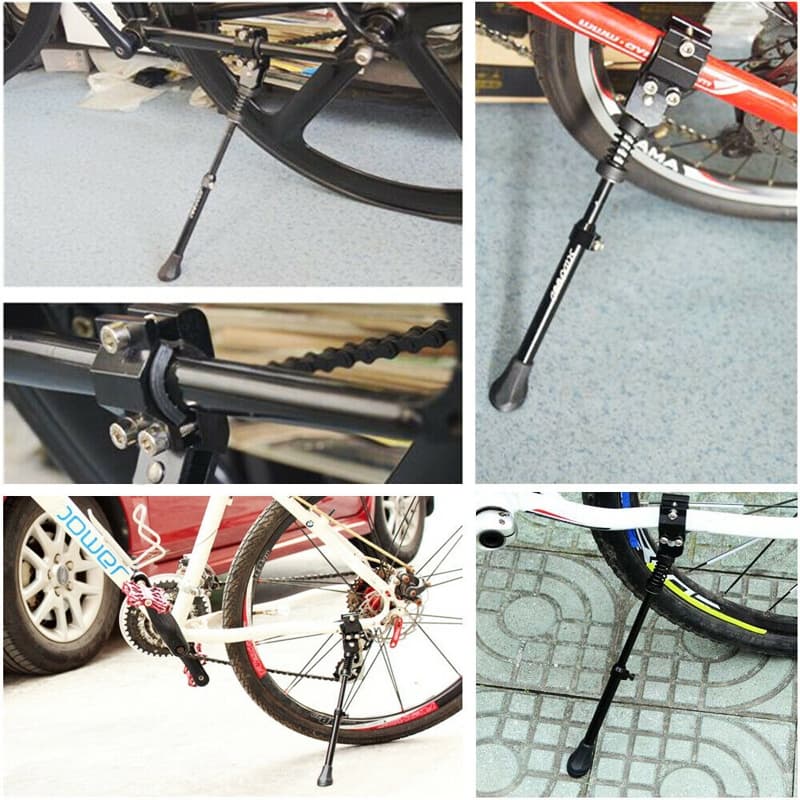 A-One Kick Stand ขาตั้งจักรยาน อลูมิเนียม จับท่อหางหลัง ขาปรับระดับได้ ใช้กับล้อ 20"-27.5" 700C รูปที่ 4