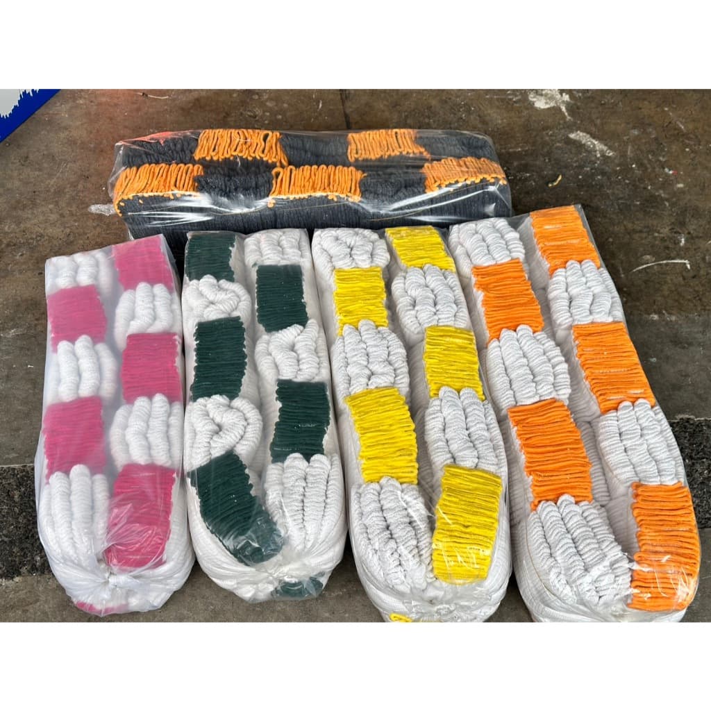 ถุงมือผ้าฝ้าย4,5,6,7ขีดสีขาว แบบหนา สินค้า !!! รูปที่ 1