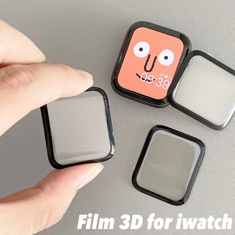 ฟิล์ม series Watch11 10 9 8 7 6 SE 5 4 3 2 1 Film 3D Screen 46 38,42,40,44 45mm แบบโค้ง 3 มิติ ฟิล์มสำหรับแอปเปิ้ลวอช รูปที่ 1
