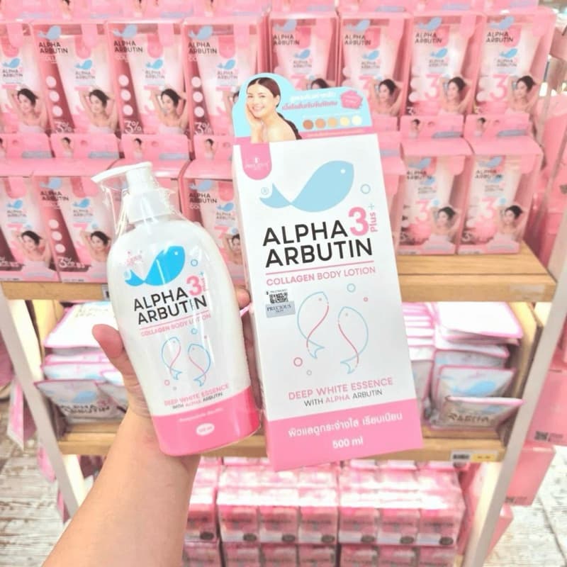Precious Skin Alpha Arbutin 3 plus Collagen Lotion 500ml. โลชั่นอัลฟ่าอาร์บูติน รูปที่ 2
