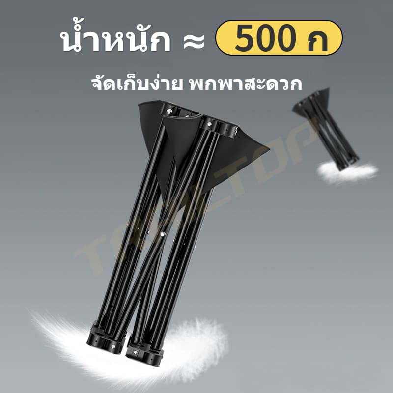 TRAILTOP เก้าอี้สนาม เก้าอี้ปิคนิค เก้าอี้แคมป์ปิ้ง เก้าอี้พับขนาดเล็ก พับได้ พกพาสะดวก รูปที่ 5