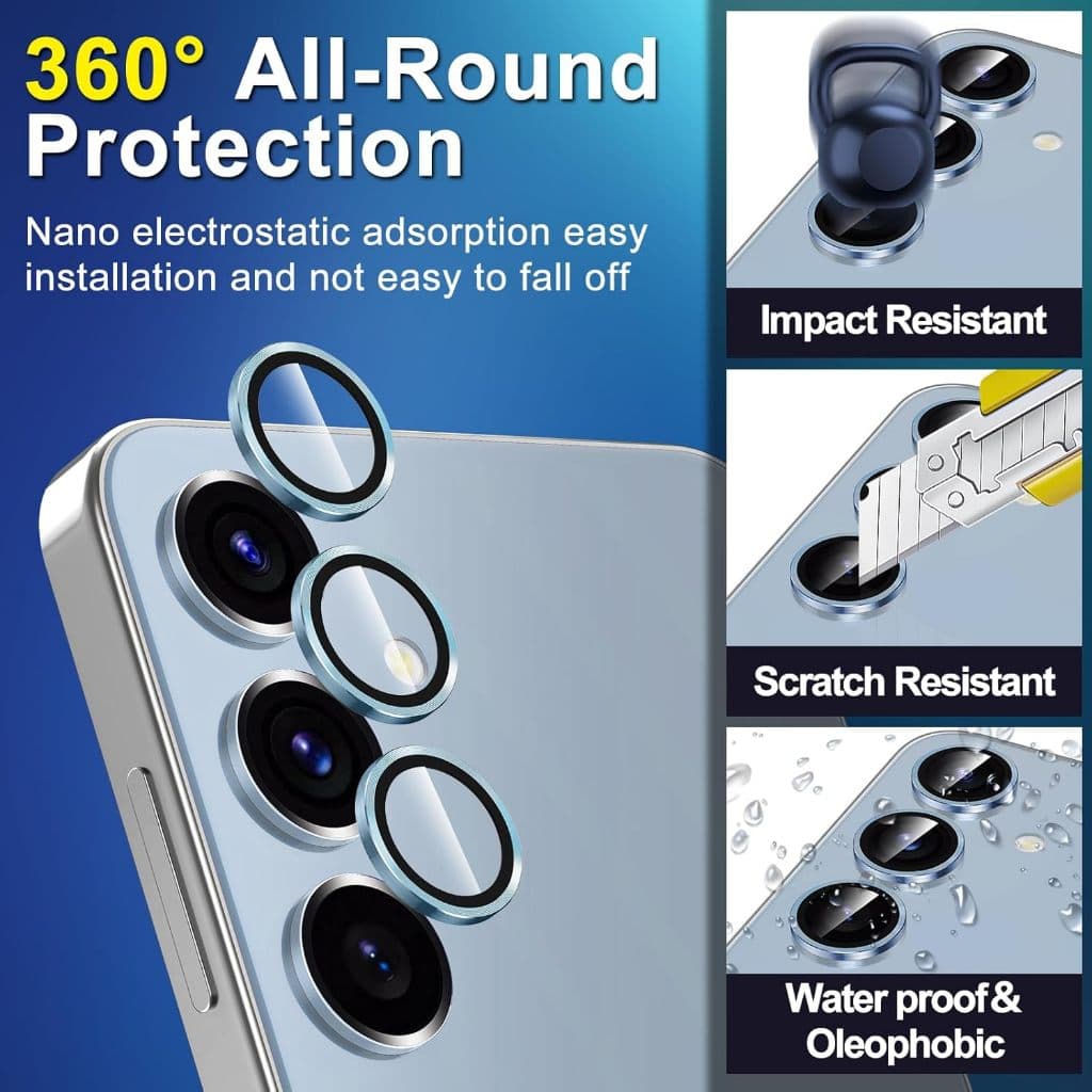 กันรอยกล้อง Samsung Galaxy S25 FE / S24 FE กันเลนส์กล้อง Samsung S25FE / S24FE Camera Lens Protector รูปที่ 6