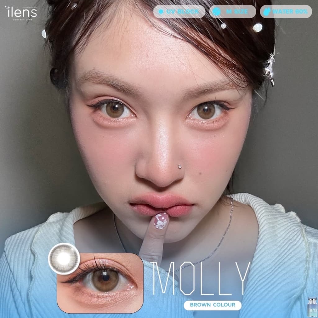 Molly สายตาปกติ ถึง -10.00 Dia 14.0 : iLens รูปที่ 5