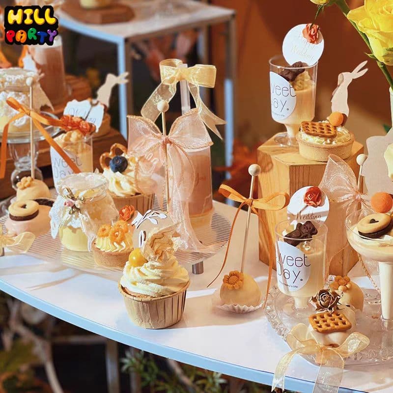 ม้วนริบบิ้นผ้าซาติน 40 มม 10 หลา โบว์ริบบิ้น กว้าง ริบบิ้นห่อเค้ก ริบบิ้นห่อข DIY รูปที่ 6